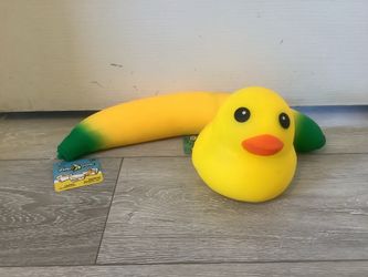 Squishy banana and squishy yellow duck