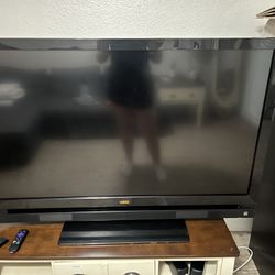 Television And Roku Set 