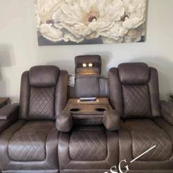 Ashley Furniture Hyllmont Power Reclining Sofa Couch No Needed Credit Check ⚡ $39 Down Payment with Financing
2052