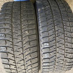 Pair Winter Tires 