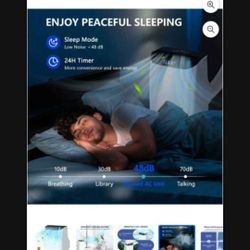 Fosawd 16000 BTU Smart Inverter Portable Air Conditioner 【3-in-1 Mode with Fan and Dehumidifier】