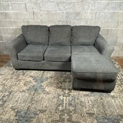 Grey L Shaped Sectional “WE DELIVER”