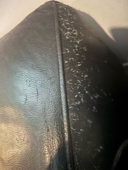 Black Leather Sofa!