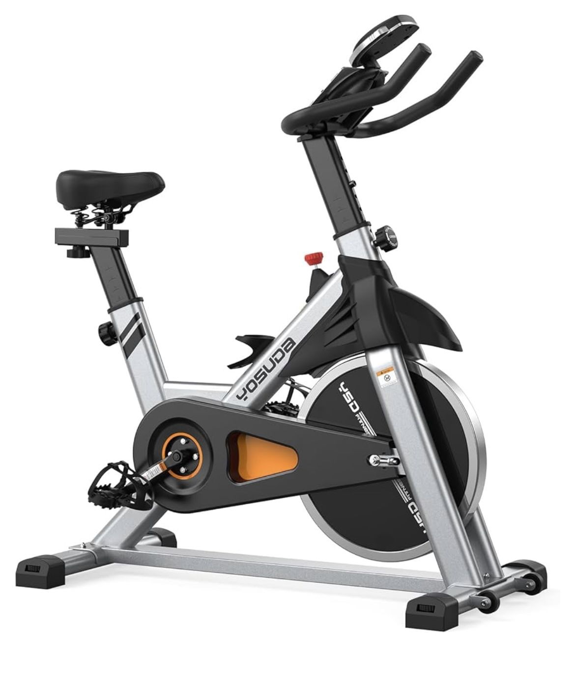 YOSUDA Indoor Cycling Bike Brake Pad/Magnetic Stationary Bike Cycle Bike with Tablet Mount & Comfortable Seat Cushion