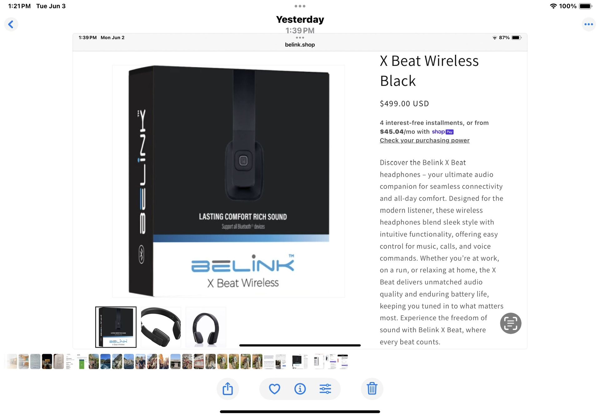 Headphones- Belink X Beat Wireless