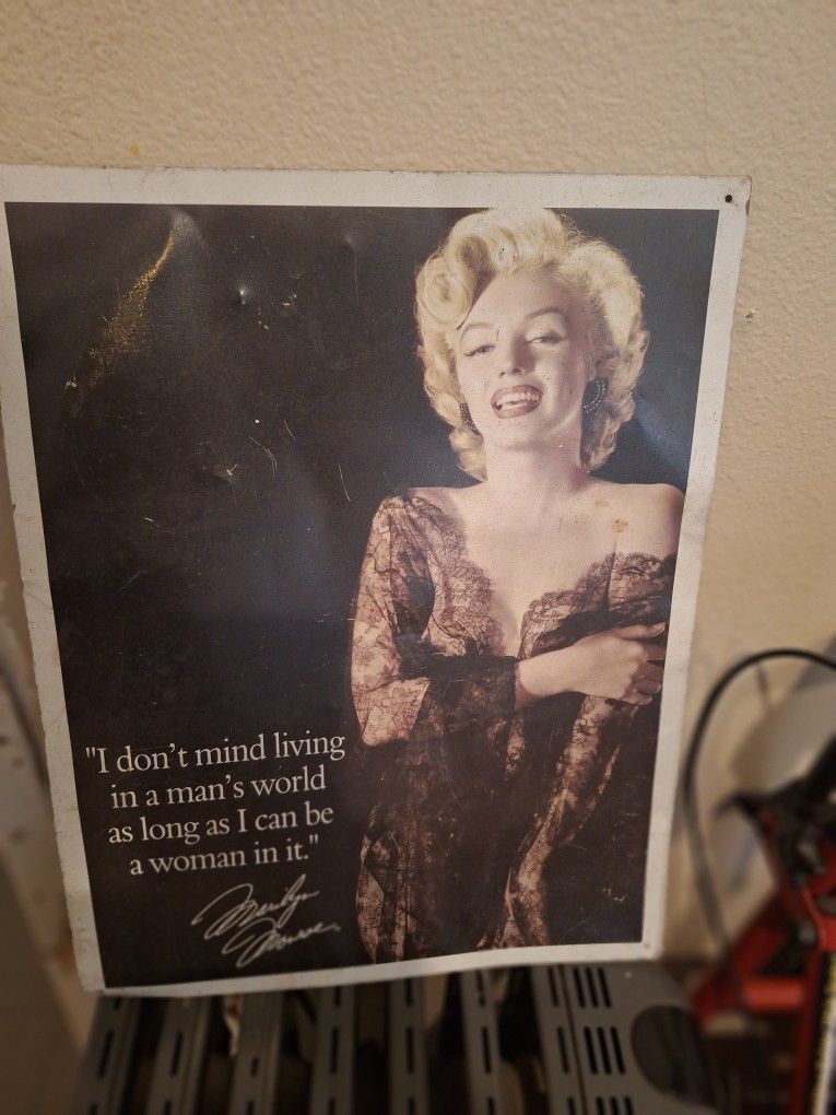 Marilyn Monroe Metal Picture