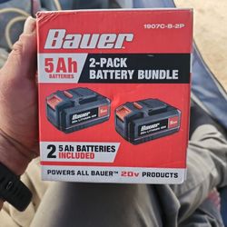Bauer 2pk 5ah Batteries 