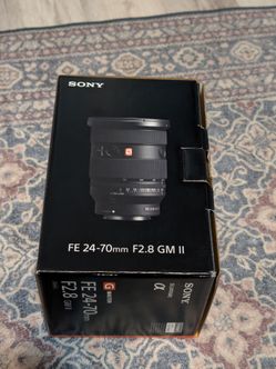Sony FE 24-70mm F2.8 GM II Lens