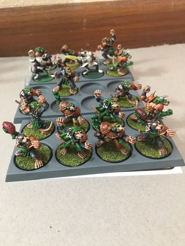 Fantasy football rat team warhammer skaven