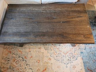 Wooden big coffee table