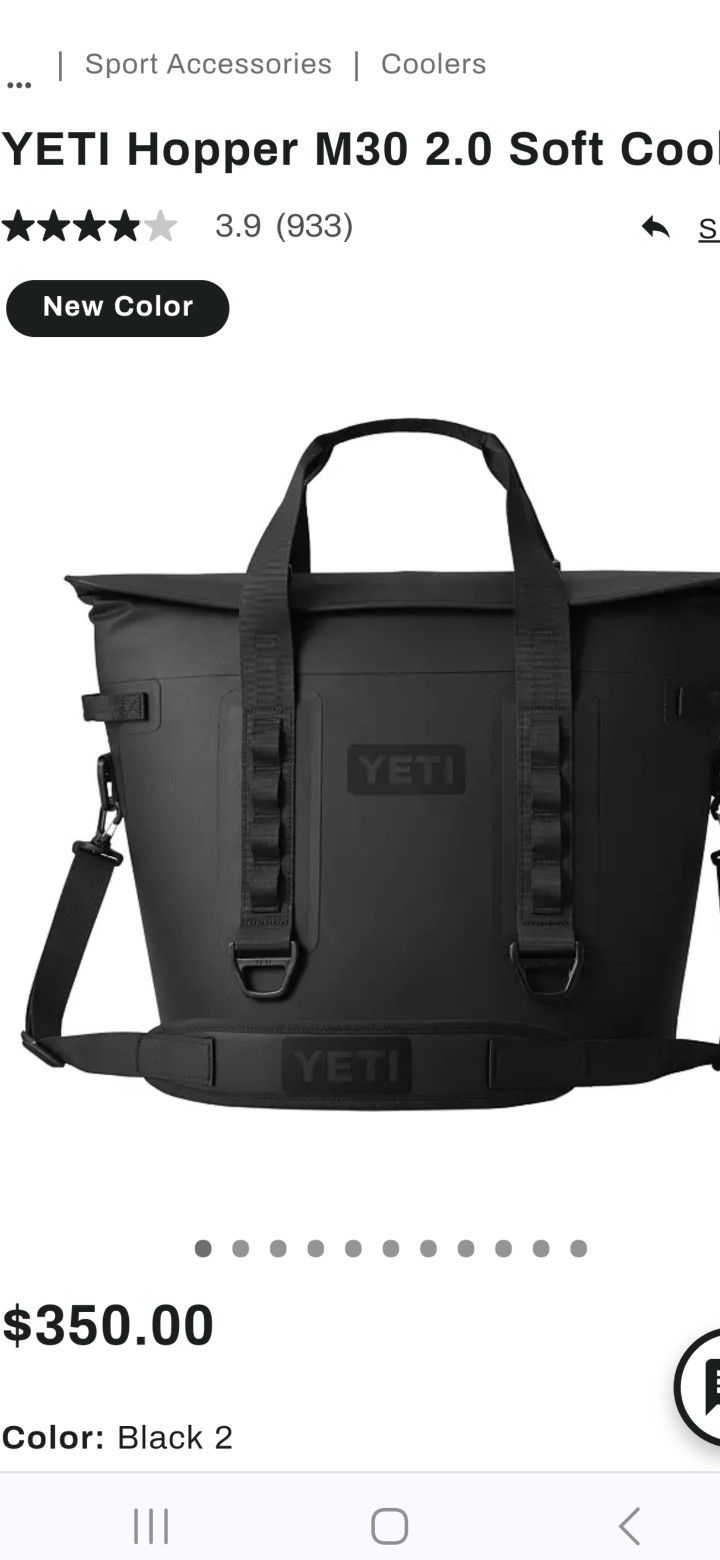 Yeti Hopper M30 2.0 Black