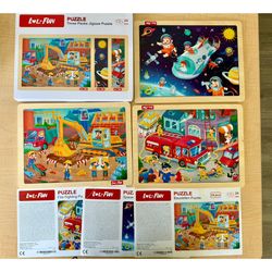 4 LOL Fun Wooden Jigsaw Puzzles