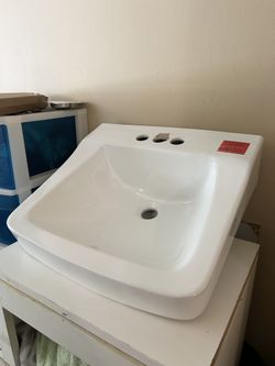 Brand New ADA Bathroom Sink – Glacier Bay Wall Mount