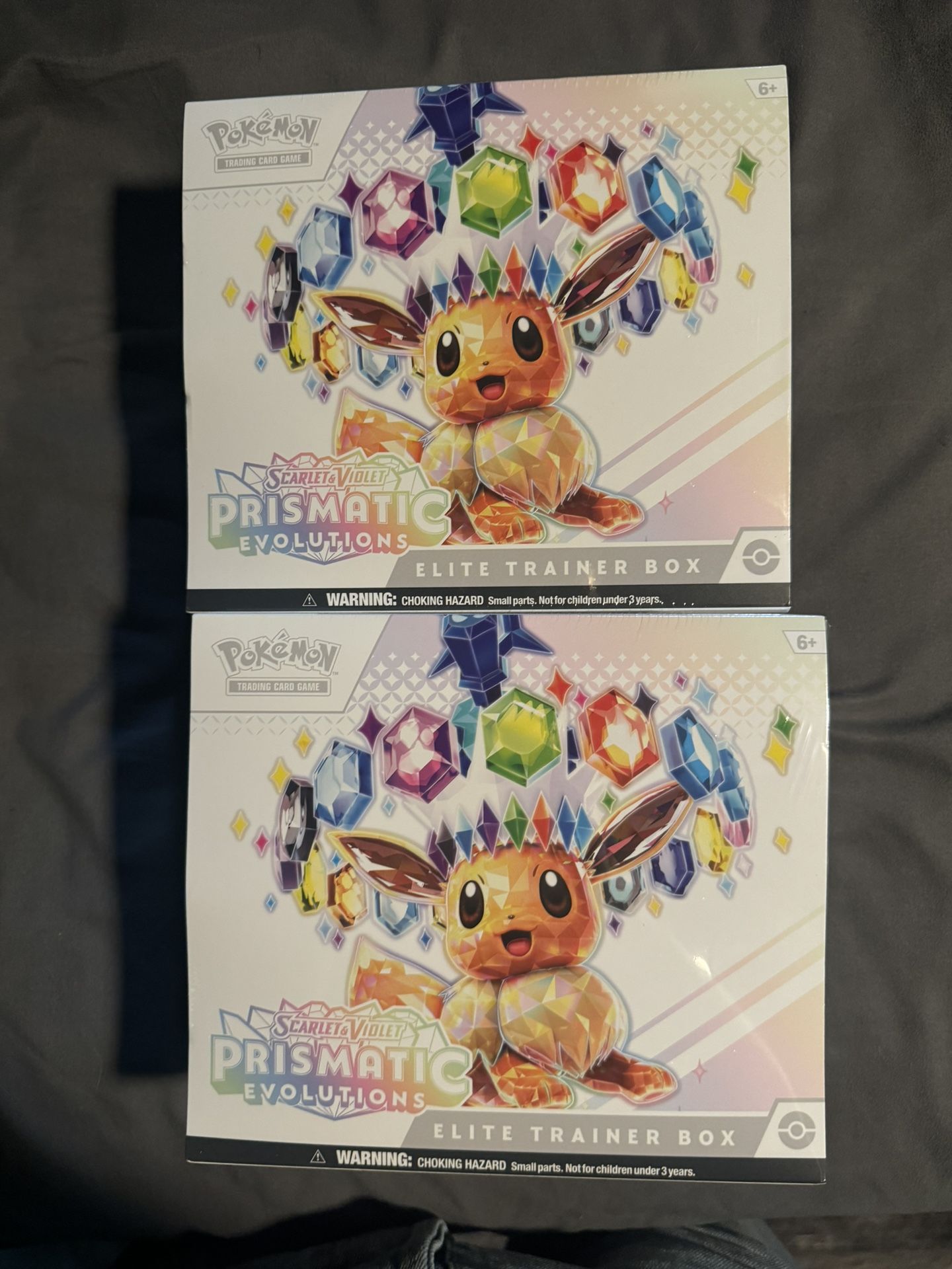 2 Prismatic ETBs Sealed Mint Condition