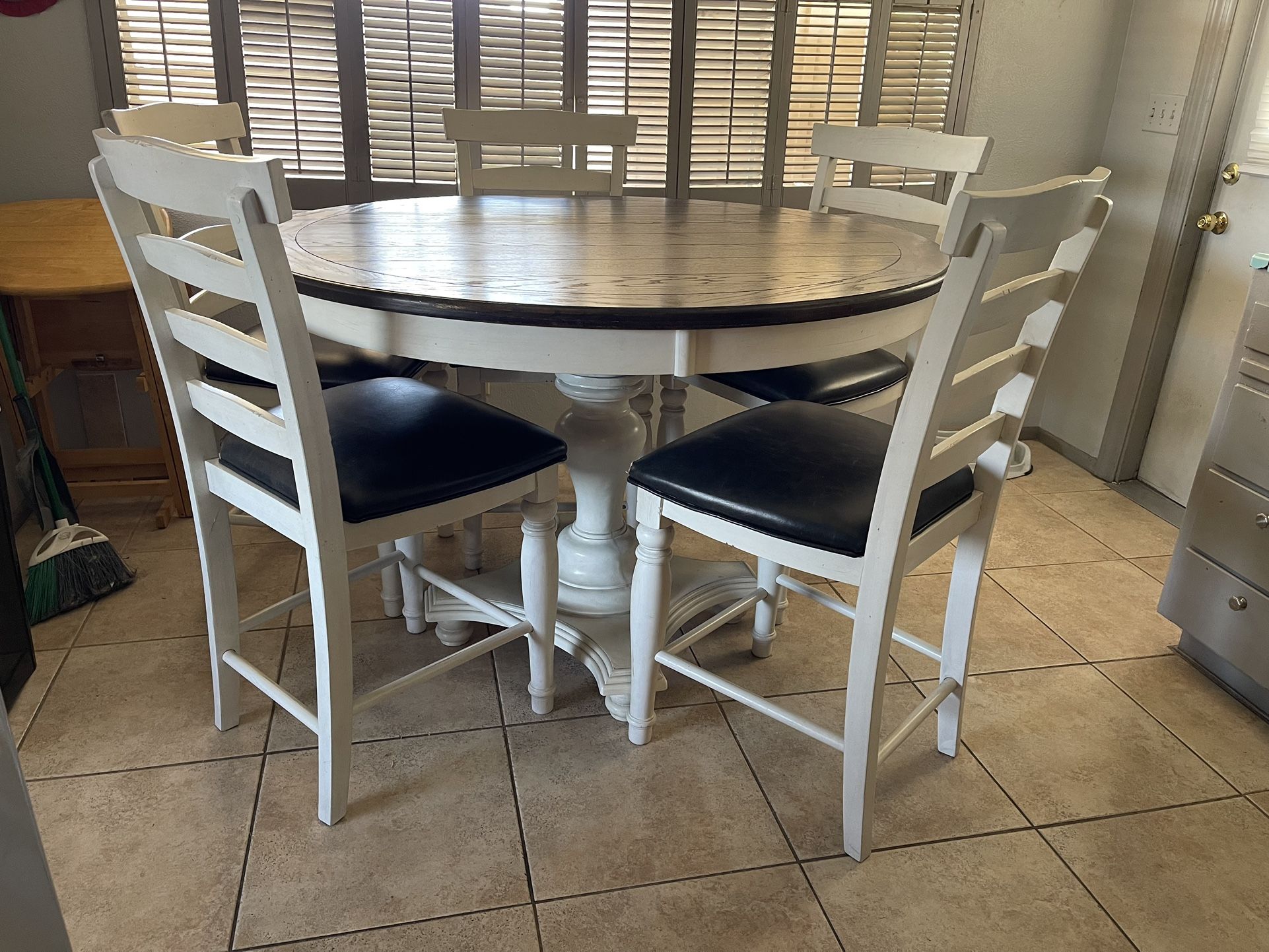 Estate Sale - Counter Table And Chairs