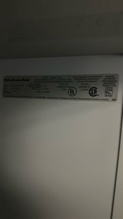 KitchenAid refrigerator freezer