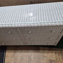 Glass Top Dresser 