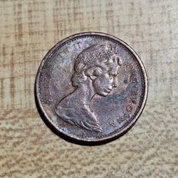 Canada 1977 Penny Canadian 1 Cent Rim Error