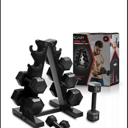 Dumbbells 20”15”10”5 And Rack