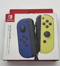 Nintendo Switch Joy-Con Controllers (Blue/ Neon Yellow)