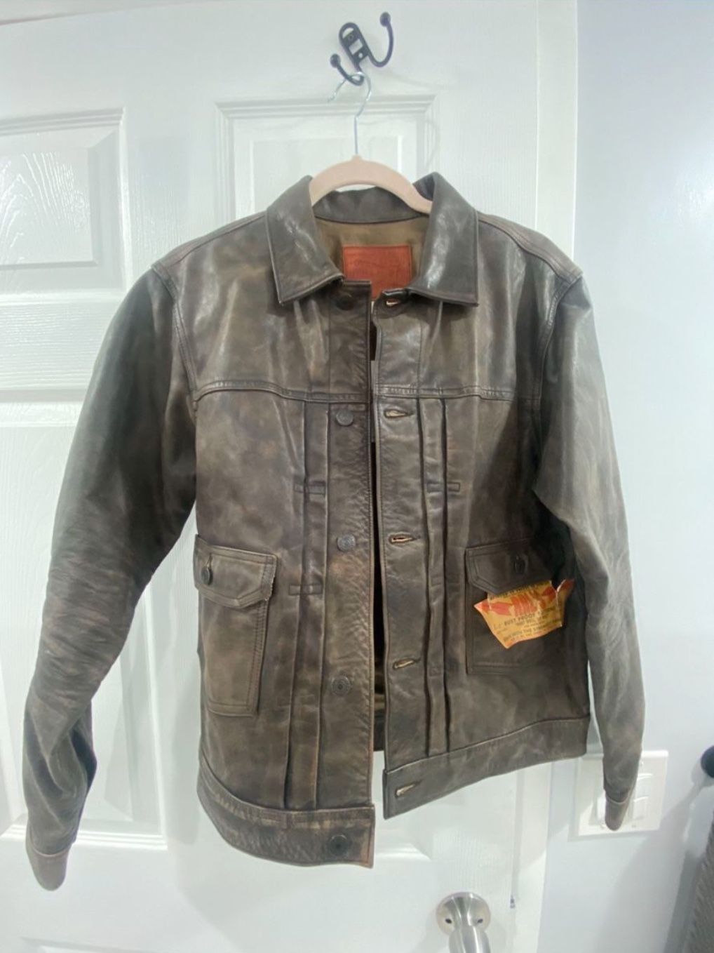 DOUBLE RL Leather Jacket