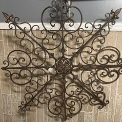 Vintage wrought iron  wall Decor