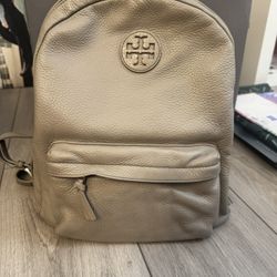 Tory Burch Grey Backpack 