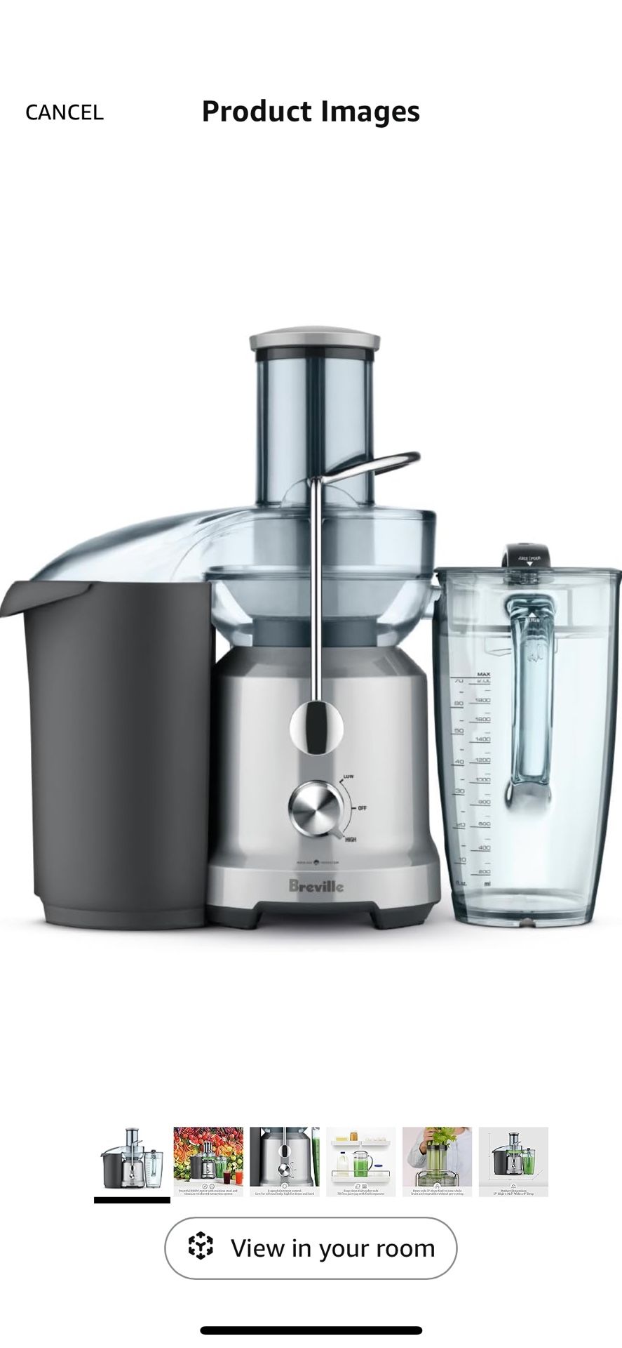 Breville Juice Fountain Cold