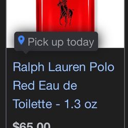 Red Polo Ralf Lauren