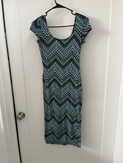 Teal Stretchy Dress Size Small