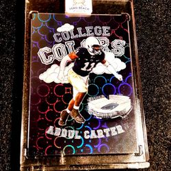 Abdul Carter 2024 Onit College Colors Holo Foil Card NY GIANTS NFL