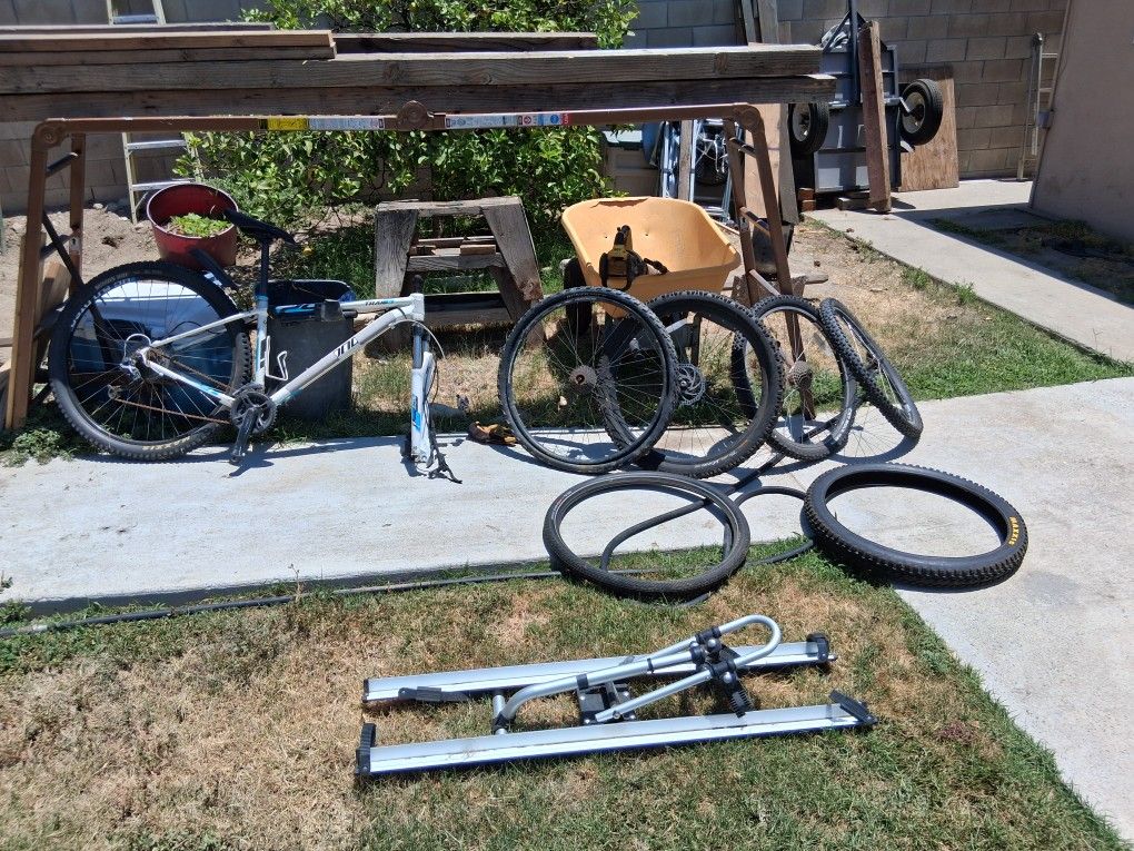 Mountain Bike Parts & Roof Rack, $60 For All