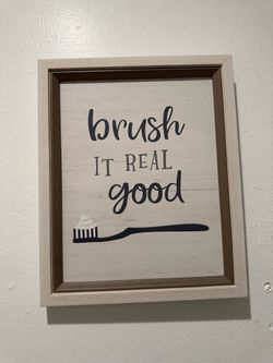 Bathroom wall art
