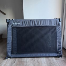 Baby Playpen Foldable And Shape Adjustable 79x71x27 Inch Black