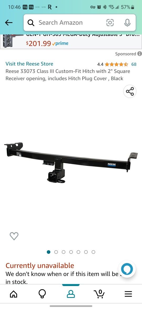 Reese Class 3 Hitch For Volvo Xc90