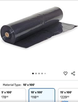 10 mil plastic vapor barrier roll