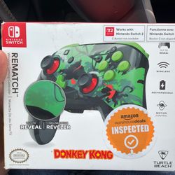 Turtle Beach Gamepad REMATCH Donkey Kong Wireless Black And Green