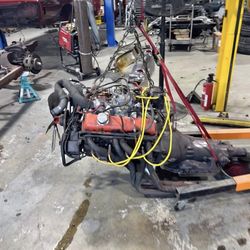 Chevy V8 Engine (turn key), Built 327 New B&M turbo 350 transmission, Intake manifold Ls swap 6.0 full harness make me an offer