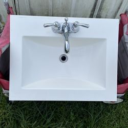 Bathroom Sink With Faucet 