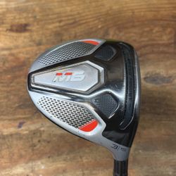 Taylormade M6 3wood,  Shaft- Even Flow Riptide 5.5R 50G, Right Hand