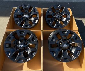 16” Toyota Tacoma OEM Wheels Satin Black