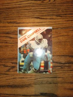 Earl Campbell Sports Star Book