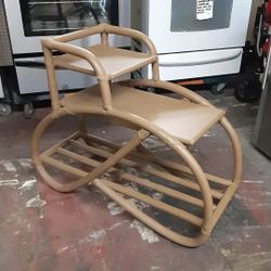 Boho Bamboo Side Table Plant Stand CLEARANCE SALE 