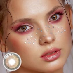 🤎 New - Light Brown Colored Contact Lenses 1 Year