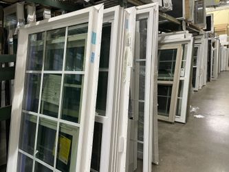 Double-Hung Window with Grilles