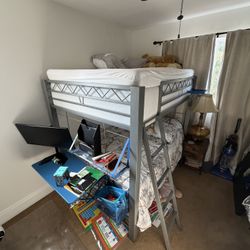 Full Over Full Bunk Bed With Mattresses