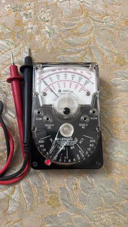 Triplett 3018 Model 310 Hand-Sized Analog Multimeter - AC/DC Voltage, DC Curr...