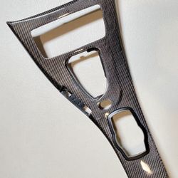 2x2 Real Carbon Fiber Replacement Center Console - 2009-2013 BMW E90 M3/ E92 M3 M-DCT