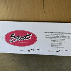 NEW SCAT FORGED 3.750 Stroke Crank And New Scat H Beam 6.000 Rods 