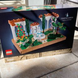 Fountain garden Lego